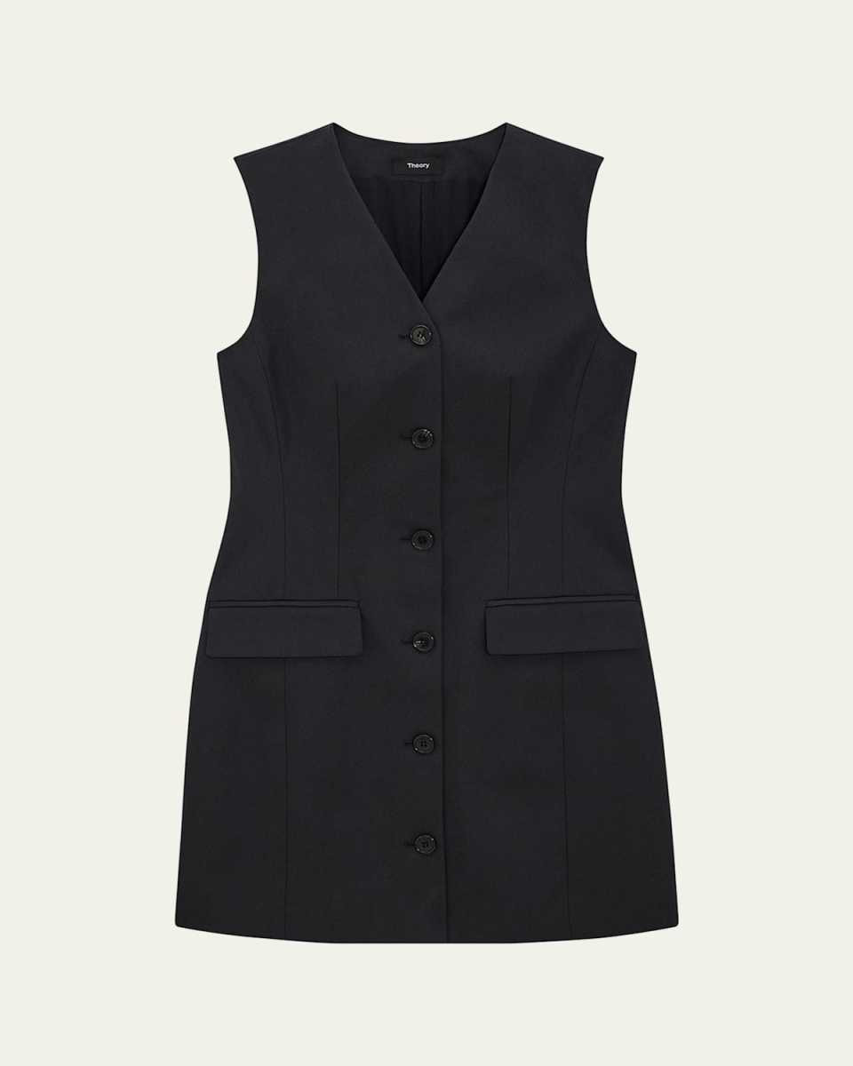 Cotton Chino Mini Blazer Dress